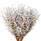 17" Silver Holly Berry Christmas Stem Picks with 35 Berries, Perfect for Holiday Trees, Wreaths & Floral Arrangements - 2024 Christmas Collection, Floral Home by Artificial Flowers